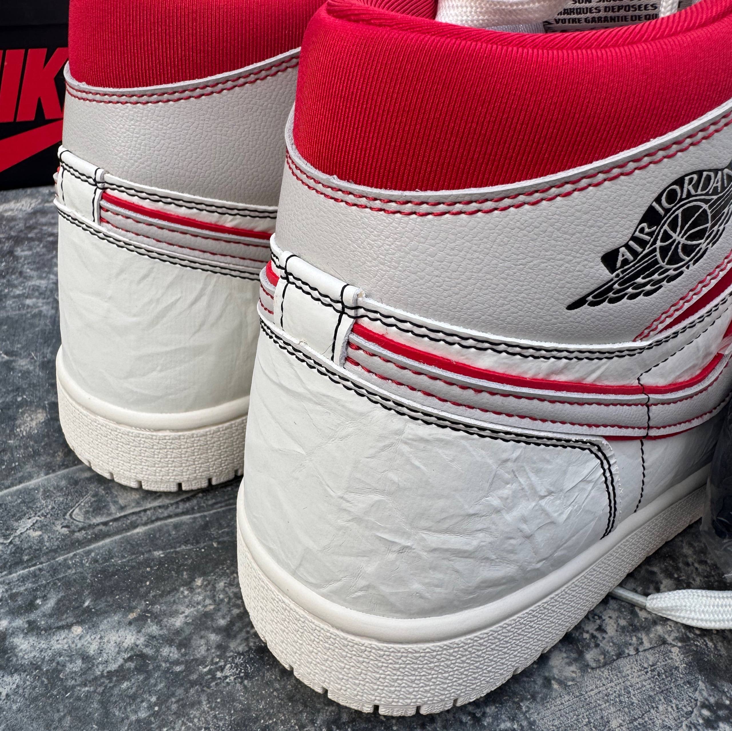نایک ایر جردن وان رد فانتوم Nike Air Jordan 1 Retro High OG Phantom Gym Red 93