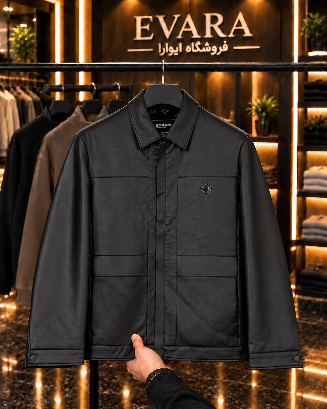 کت چرم کد 6503