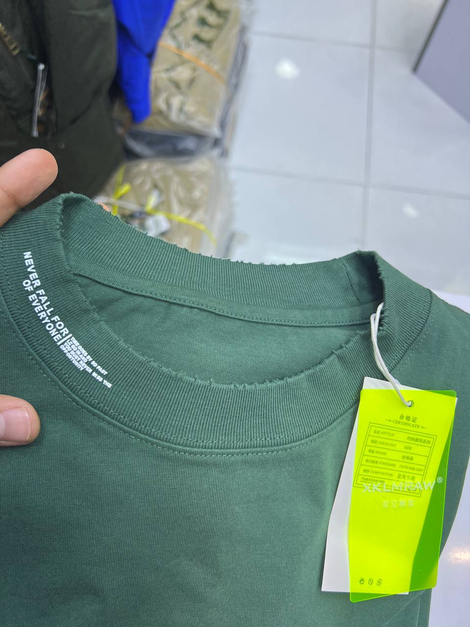تیشرت یقه گرد سه سانت کد 65017