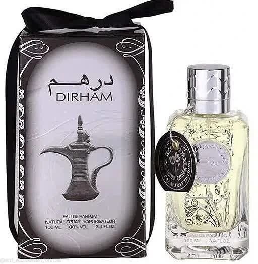 عطر ادکلن درهم نقره ای ارض الزعفران Dirham کد 145