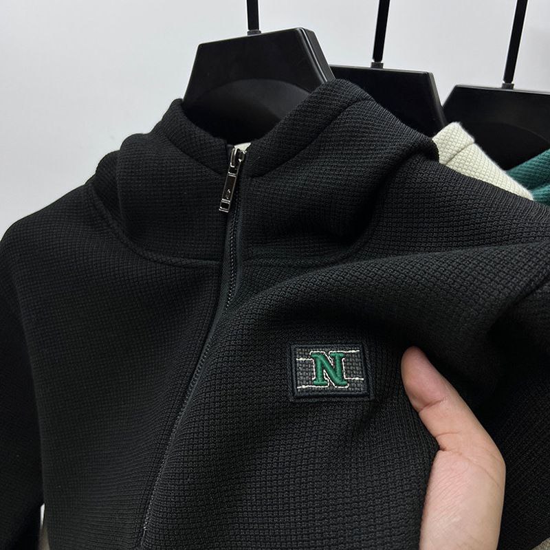 هودی نیم زیپ داخل حوله ای 9975