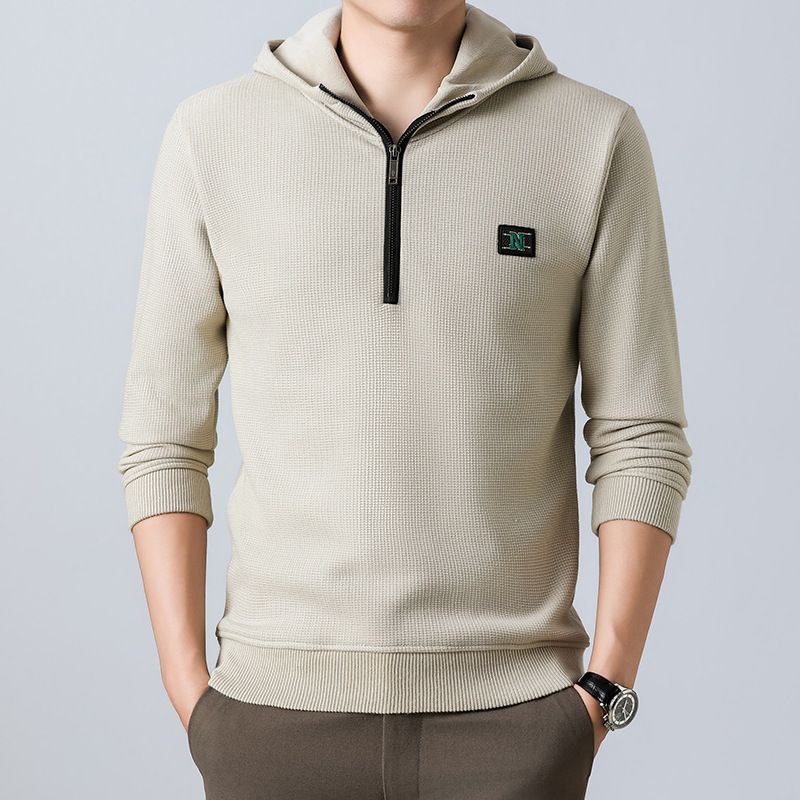 هودی نیم زیپ داخل حوله ای 9975