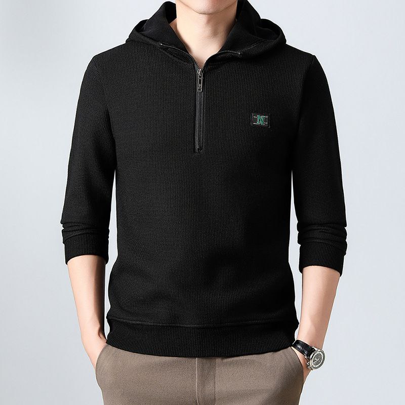 هودی نیم زیپ داخل حوله ای 9975