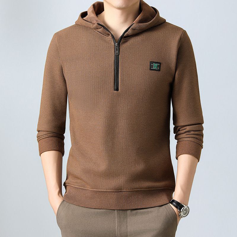 هودی نیم زیپ داخل حوله ای 9975