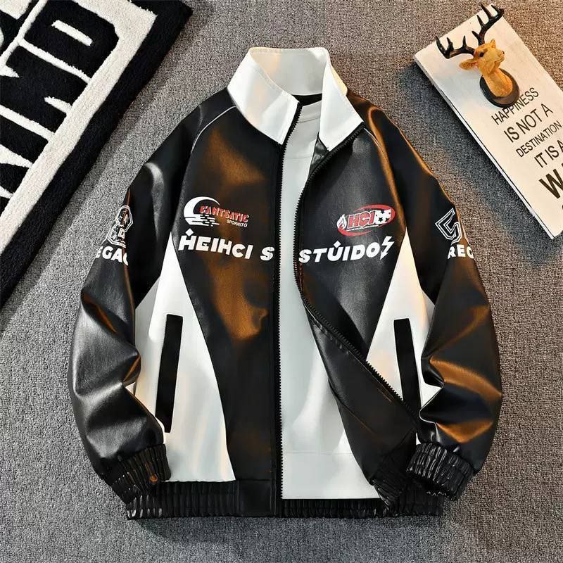  کاپشن چرم باکسی کد 9983