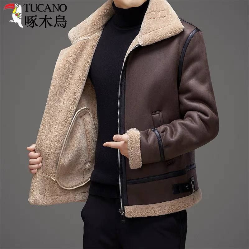 کاپشن چرم بوفالو کد 8801