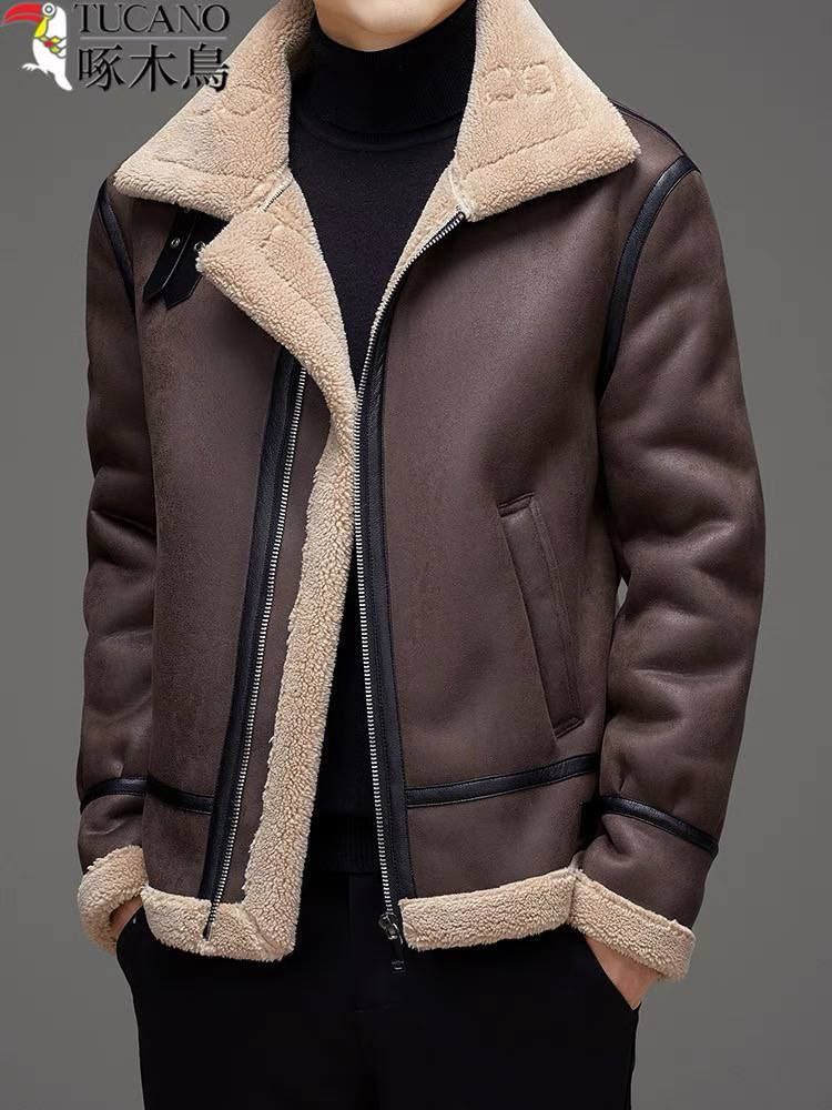 کاپشن چرم بوفالو کد 8801