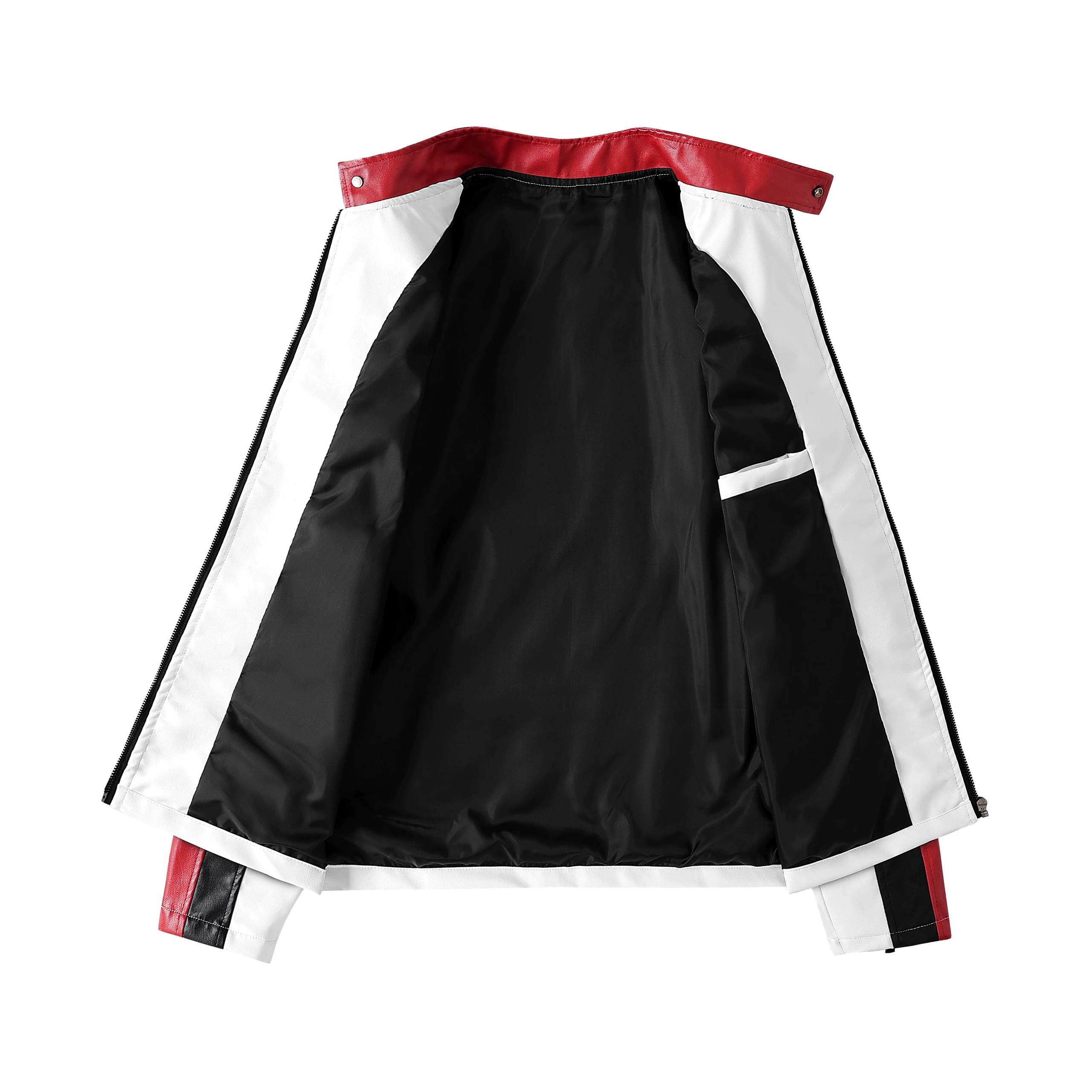  کاپشن چرم موتور سواری فراری کد 1803