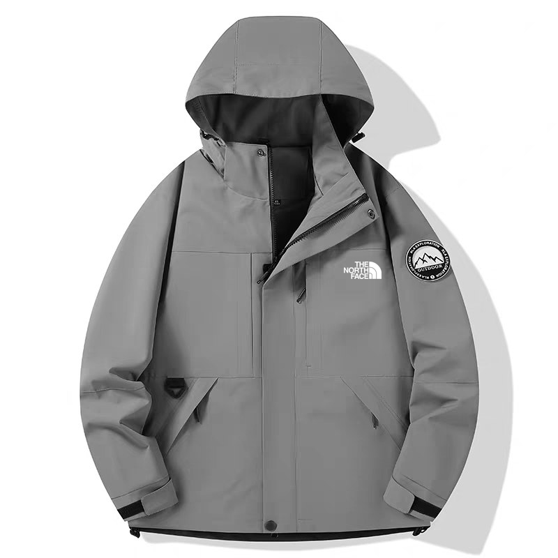 کاپشن دو پوش پلار دار دو قلو (گورتکس) مارک North face کد 99699