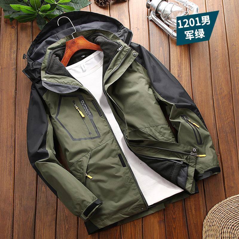 كاپشن دو پوش پلار دار دو قلو (گورتكس) مارک OUTDOOR کد 1201