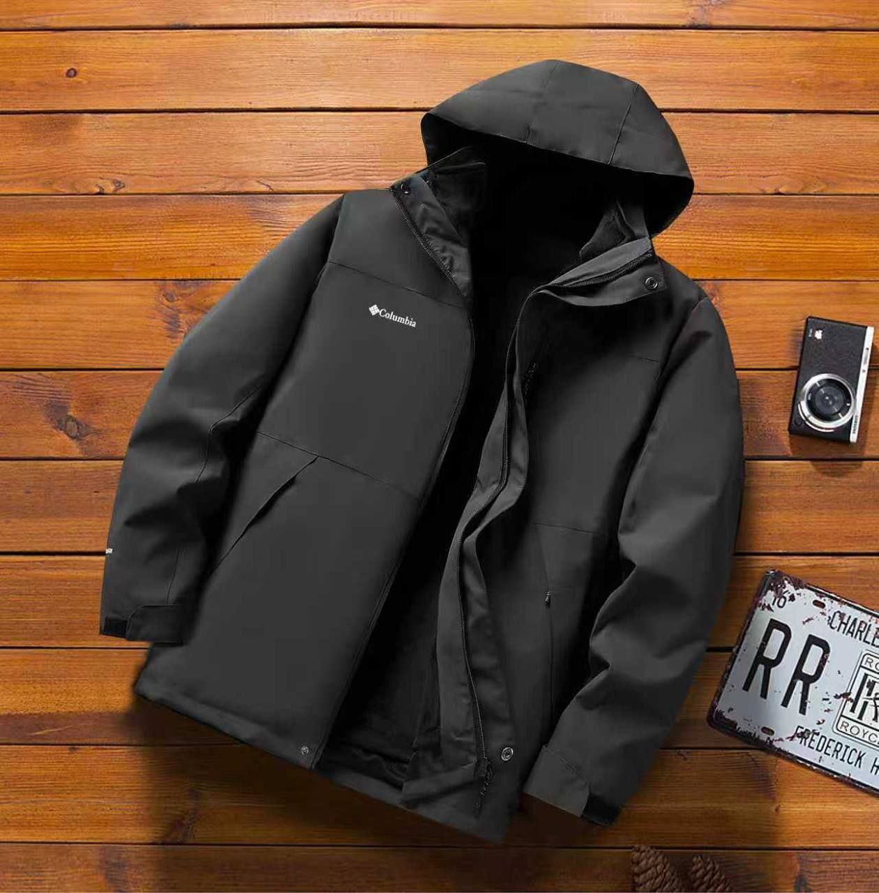 کاپشن دو پوش پلار دار مارک کلمبیا کد 8877