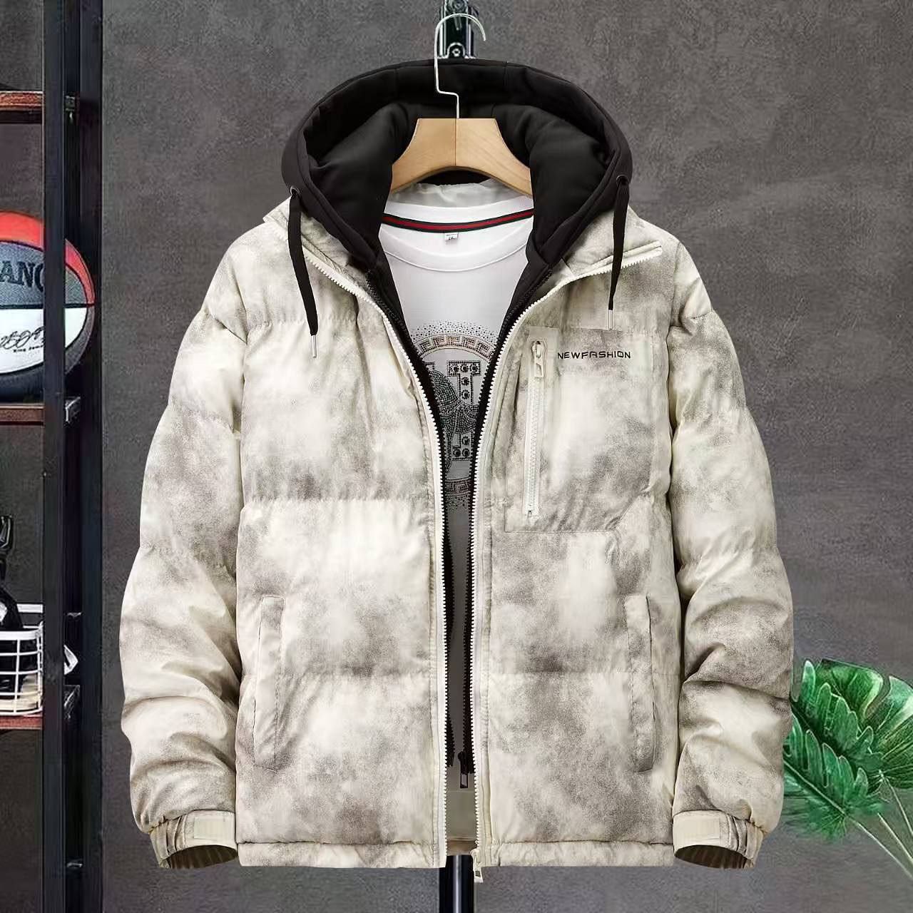 کاپشن پفی اسپرت سیلیکونی کد 9586