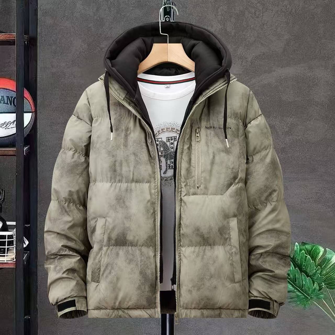 کاپشن پفی اسپرت سیلیکونی کد 9586