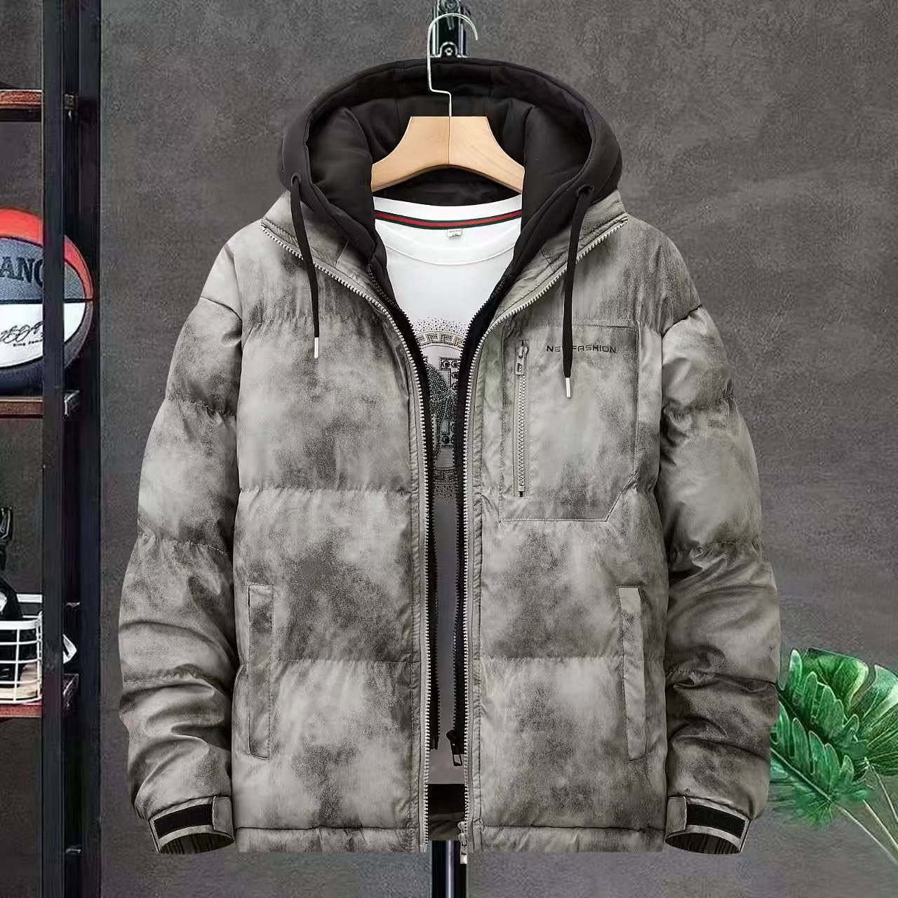 کاپشن پفی اسپرت سیلیکونی کد 9586