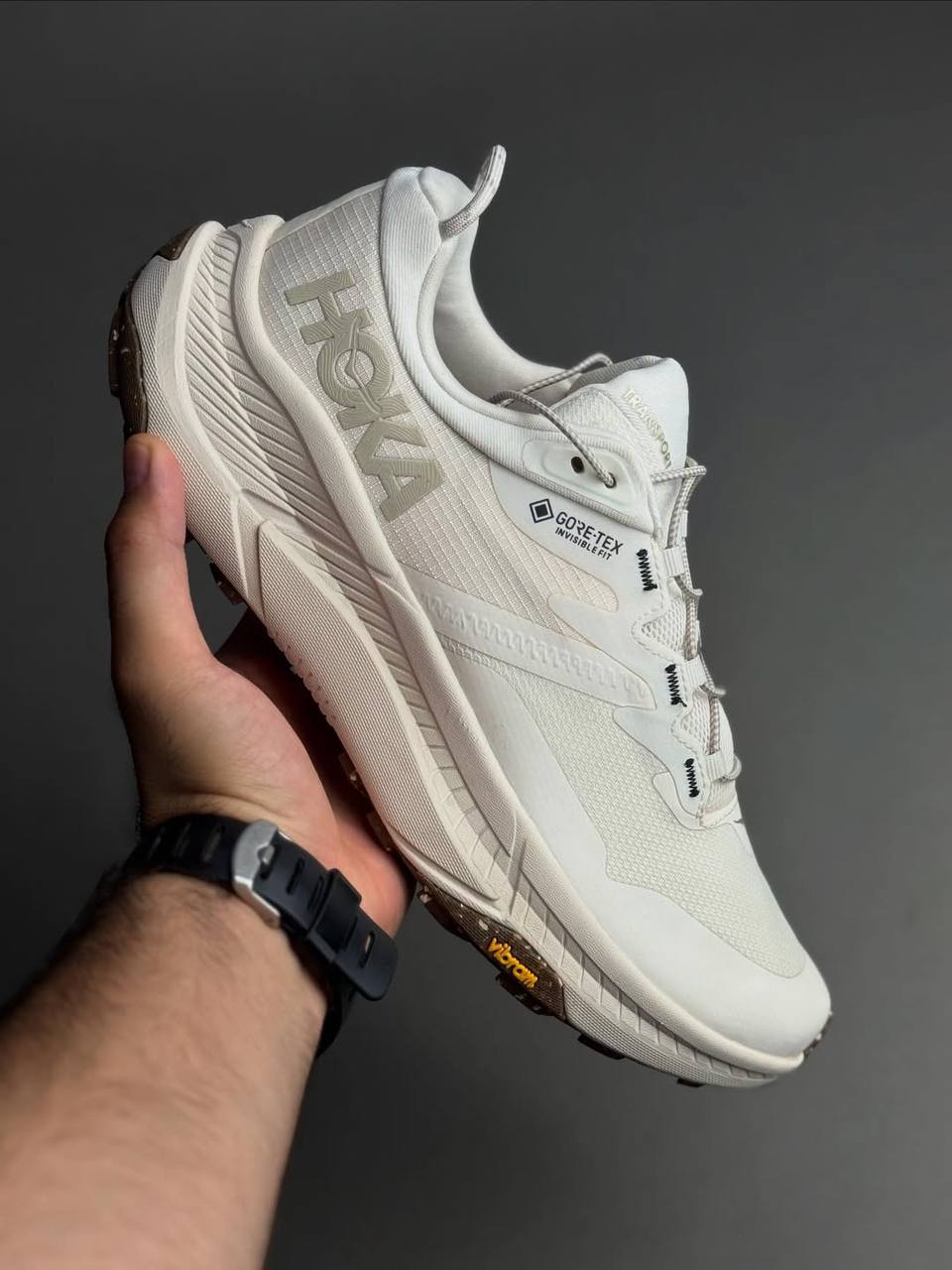 کفش هوکا ترنسپورت کرم کد 