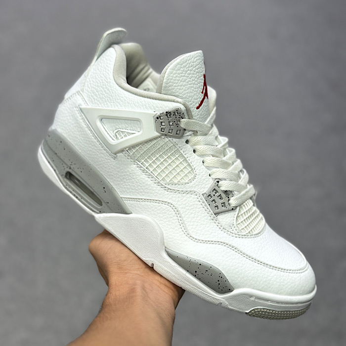 کتونی جردن 4 سفید طوسی Nike Air Jordan